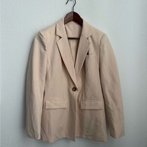 Elegant Cream Women's Blazer